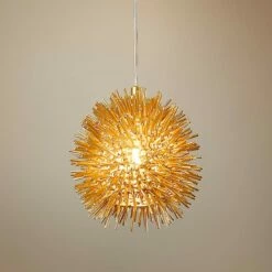 Varaluz Urchin 6 1/4" Wide Gold Mini Pendant Light