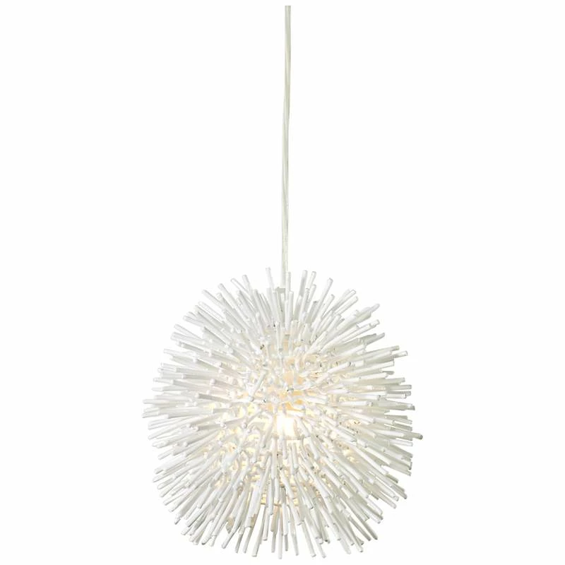 Varaluz Urchin 6 1/4" Wide White Mini Pendant Light 4 Varaluz Urchin 6 1/4" Wide White Mini Pendant Light - Image 2
