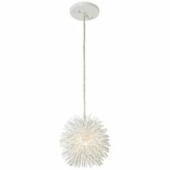 Varaluz Urchin 6 1/4" Wide White Mini Pendant Light 7 Varaluz Urchin 6 1/4" Wide White Mini Pendant Light -Lighting Sales Shop varaluz urchin 6 and one quarter inch wide white mini pendant light 4w617views1