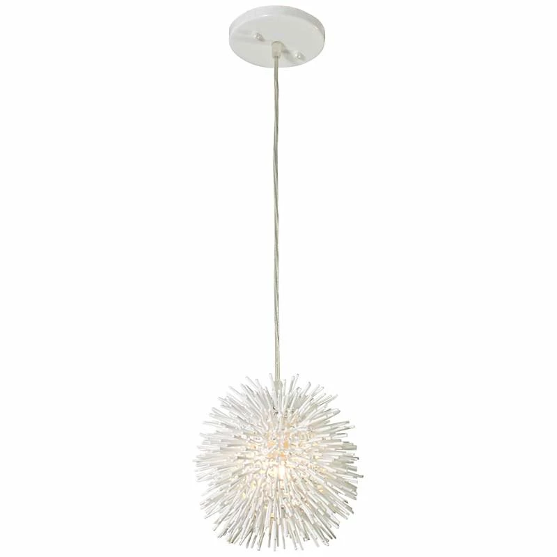Varaluz Urchin 6 1/4" Wide White Mini Pendant Light 5 Varaluz Urchin 6 1/4" Wide White Mini Pendant Light - Image 3