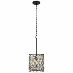 Varaluz Windsor 11 1/2"W Carbon And Gold Mini Pendant Light -Lighting Sales Shop varaluz windsor 11 and one half inchw carbon and gold mini pendant light 86g18views2