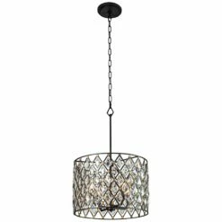 Varaluz Windsor 18"W Carbon And Gold 4-Light Pendant Light -Lighting Sales Shop varaluz windsor 18 inchw carbon and gold 4 light pendant light 86g30views3