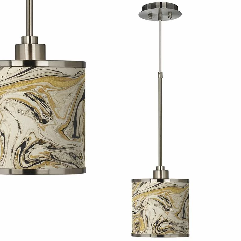 Venetian Marble Giclee Glow Mini Pendant Light 3 Venetian Marble Giclee Glow Mini Pendant Light