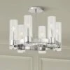 Vernon Place 20 1/4" Wide Chrome 6-Light Chandelier -Lighting Sales Shop vernon place 20 and one quarter inch wide chrome 6 light chandelier 785h1cropped