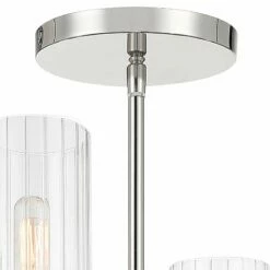 Vernon Place 20 1/4" Wide Chrome 6-Light Chandelier -Lighting Sales Shop vernon place 20 and one quarter inch wide chrome 6 light chandelier 785h1views2