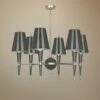Jonathan Adler Versailles 36 3/4" Wide Ash Lacquer 6-Light Chandelier -Lighting Sales Shop versailles 36 and three quarter inch wide ash lacquer 6 light chandelier 35p57cropped