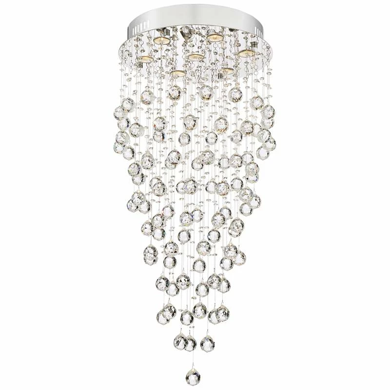 Vienna Full Spectrum Aida 18" Wide Pouring Crystal Bubble Chandelier 6 Vienna Full Spectrum Aida 18" Wide Pouring Crystal Bubble Chandelier - Image 4