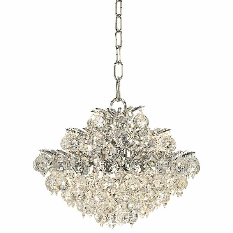 Vienna Full Spectrum Essa 12"W Chrome - Crystal Mini Pendant 4 Vienna Full Spectrum Essa 12"W Chrome - Crystal Mini Pendant - Image 2