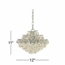 Vienna Full Spectrum Essa 12"W Chrome - Crystal Mini Pendant 15 Vienna Full Spectrum Essa 12"W Chrome - Crystal Mini Pendant -Lighting Sales Shop vienna full spectrum essa 12 inchw chrome crystal mini pendant n1104views5