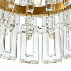 Vienna Full Spectrum Luxum 18 3/4" Brass And Crystal Pendant Light 11 Vienna Full Spectrum Luxum 18 3/4" Brass And Crystal Pendant Light -Lighting Sales Shop vienna full spectrum luxum 18 and three quarter inch brass and crystal pendant light 64t69views2