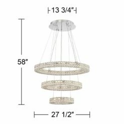 Vienna Full Spectrum Perriello 27 1/2" Crystal Ring LED Chandelier 15 Vienna Full Spectrum Perriello 27 1/2" Crystal Ring LED Chandelier -Lighting Sales Shop vienna full spectrum perriello 27 and one half inch crystal ring led chandelier 8g451views5