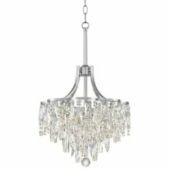 Villette 15 3/4" Wide Chrome LED Crystal Pendant Light 10 Villette 15 3/4" Wide Chrome LED Crystal Pendant Light -Lighting Sales Shop villette 15 and three quarter inch wide chrome led crystal pendant light 33h19