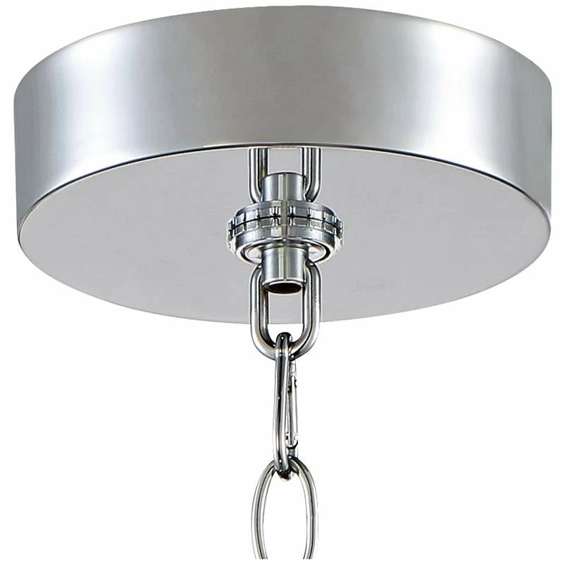 Villette 15 3/4" Wide Chrome LED Crystal Pendant Light 6 Villette 15 3/4" Wide Chrome LED Crystal Pendant Light - Image 4