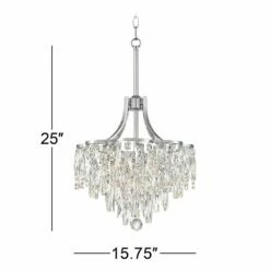 Villette 15 3/4" Wide Chrome LED Crystal Pendant Light 15 Villette 15 3/4" Wide Chrome LED Crystal Pendant Light -Lighting Sales Shop villette 15 and three quarter inch wide chrome led crystal pendant light 33h19views5