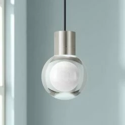 Visual Comfort And Co. Mina 5"W Crystal Mini Pendant Light