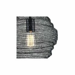 Troy Wabi Sabi 13" Wide Black Pendant Light W/ Black Iron Mesh Shade -Lighting Sales Shop wabi sabi 13 inch wide black pendant light w black iron mesh shade 65d15views1
