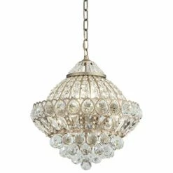 Wallingford 16" Wide Antique Brass Crystal Chandelier -Lighting Sales Shop wallingford 16 inch wide antique brass crystal chandelier w6879