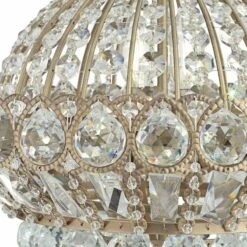 Wallingford 16" Wide Antique Brass Crystal Chandelier -Lighting Sales Shop wallingford 16 inch wide antique brass crystal chandelier w6879views2