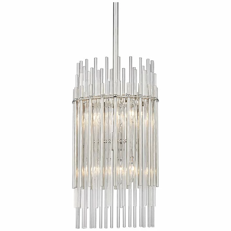 Wallis 10 1/2" Wide Polished Nickel Mini Pendant 3 Wallis 10 1/2" Wide Polished Nickel Mini Pendant