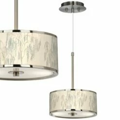 Weeping Willow Giclee Glow 10 1/4" Wide Pendant Light