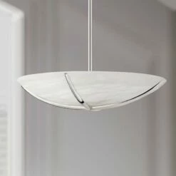 Wheatley 21 1/2" Wide Polished Nickel Pendant Light