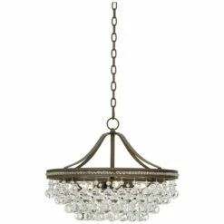 Wohlfurst 20 1/4"W Bronze 5-Light Crystal Pendant Light 12 Wohlfurst 20 1/4"W Bronze 5-Light Crystal Pendant Light -Lighting Sales Shop wohlfurst 20 and one quarter inchw bronze 5 light crystal pendant light 1k583views3