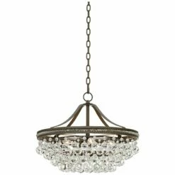 Wohlfurst 20 1/4"W Bronze 5-Light Crystal Pendant Light 13 Wohlfurst 20 1/4"W Bronze 5-Light Crystal Pendant Light -Lighting Sales Shop wohlfurst 20 and one quarter inchw bronze 5 light crystal pendant light 1k583views4