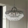 Wohlfurst 20" Wide Black Clear Crystal Pendant Light -Lighting Sales Shop wohlfurst 20 inch wide black clear crystal pendant light 367m2cropped