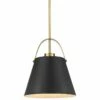 Z-Lite Studio 12.5" Wide Matte Black And Heritage Brass Modern Pendant 2 Z-Lite Studio 12.5" Wide Matte Black And Heritage Brass Modern Pendant -Lighting Sales Shop z lite studio 12 5 inch wide matte black and heritage brass modern pendant 736d4