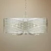 Golden Lighting Zara 25 3/4" Wide White Gold 5-Light Drum Chandelier