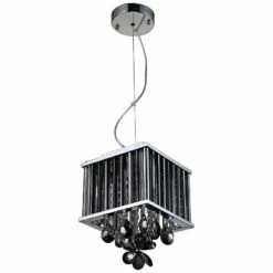 Zeev Easton 8"W Chrome And Smoke Crystal Mini Pendant Light -Lighting Sales Shop zeev easton 8 inchw chrome and smoke crystal mini pendant light 78x77