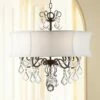 Zula White Shade 22" Wide Crystal Chandelier 1 Zula White Shade 22" Wide Crystal Chandelier -Lighting Sales Shop zula white shade 22 inch wide crystal chandelier 2r758cropped